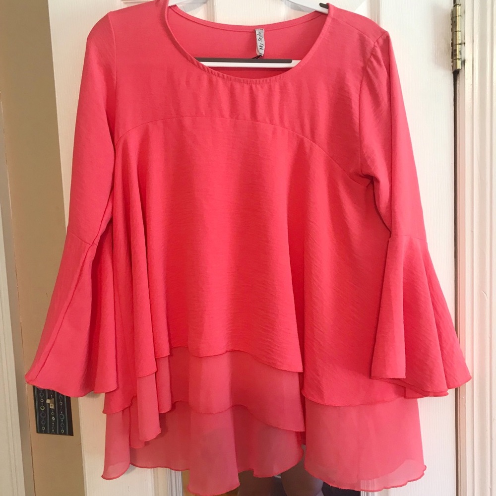 2 for $12!! European Bell-Sleeved Blouse NWOT